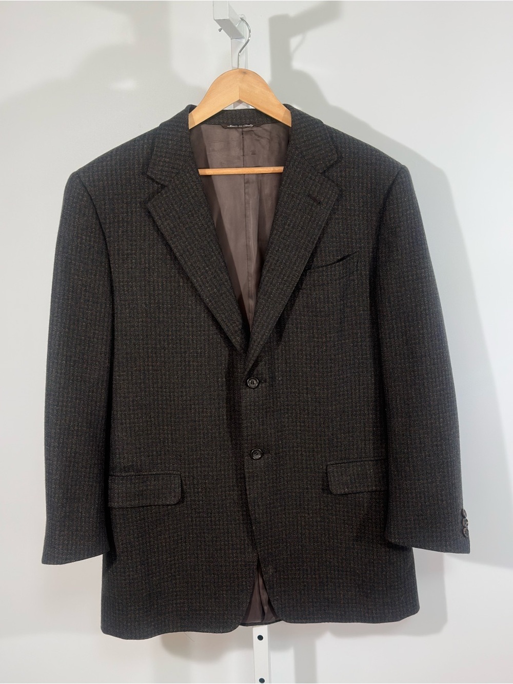 Andrisen Morton x Canali Proposta Cashmere Sport Coat Blazer Italy 42R Brown - Picture 2 of 8